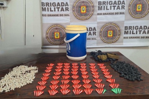 Brigada Militar realiza prisão por tráfico de drogas em Sapucaia do Sul